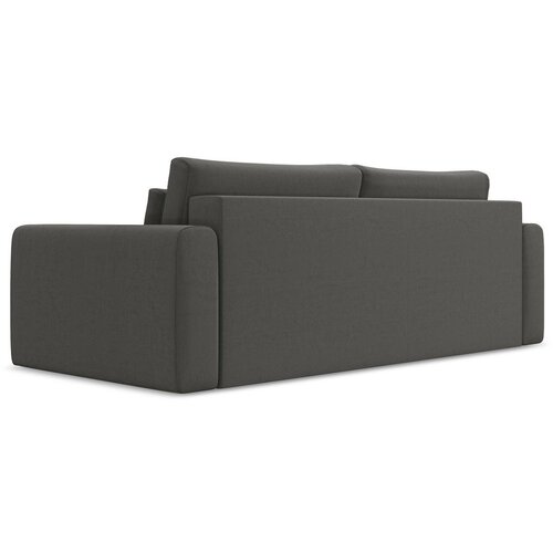 Makamii Tamno siva bar&amp;scaron;unasti sklopiva/s prostorom za odlaganje sofa 238 cm Kapua &amp;ndash; Slike