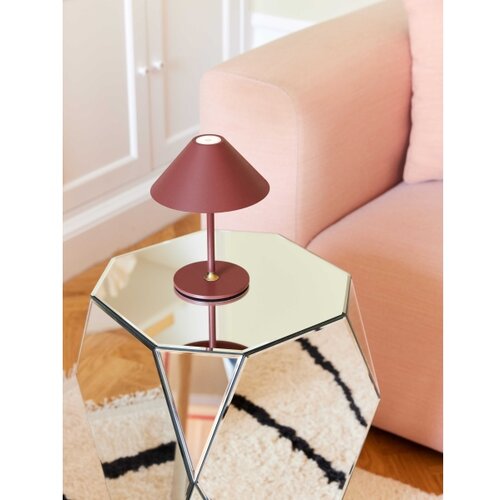 Halo Design 800834 - LED prigu&amp;scaron;iva punjiva stona lampa HYGGE LED/3W/4000 mAh IP54 bordo Slike