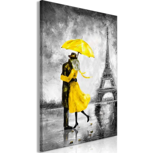  Slika - Paris Fog (1 Part) Vertical Yellow 40x60