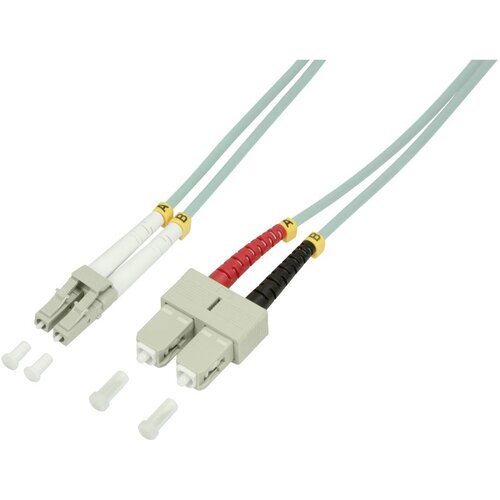 Logilink FP3LS10 steklena vlakna optična vlakna priključni kabel [1x LC-vtič - 1x mo&scaron;ki konektor sc] 50/125 &micro; Multimode OM3 10.00 m, (20435264) Cene