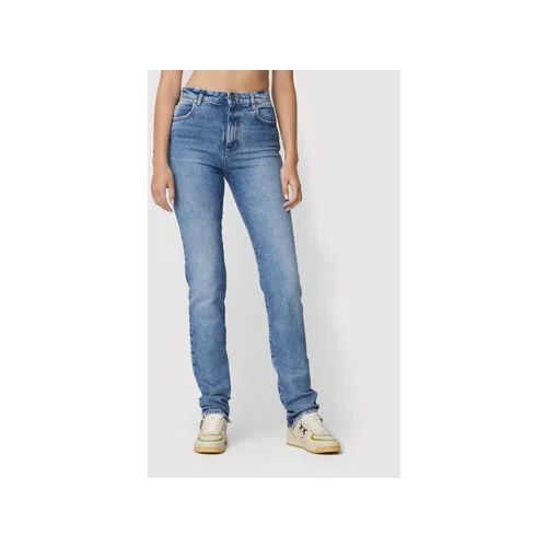 Pinko Jeans hlače Sissyzip 1J110N A0C4 Modra Slim Fit
