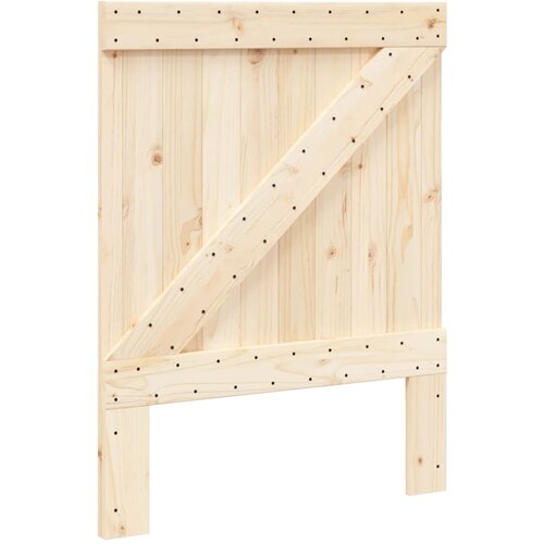 Maison Chic posteljno vzglavje - vzglavna omarica - nočna omarica 80x104 cm trdna borovina, (21704540) Slike
