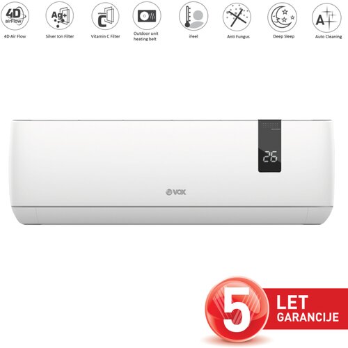 Vox klima naprava IJL24-SC4DWH + MONTAŽA [WiFi, 4D Air Flow, CFilter, Sfilter, HB, (21029223) Slike