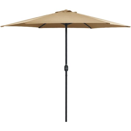 vidaXL Zunanji senčnik z aluminijastim drogom 270x246 cm taupe, (20610490) Cene