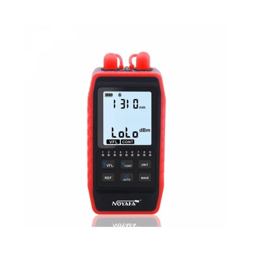 Noyafa NF-908L multifunkcijski optički metar OPM & VFL za 6 talasnih dužina 850 / 980 / 1310 / 1490 / 1550 / 1625nm i opseg -60 do +8dBm, UTP / STP line tester omski (RJ45) sa 8+1 LED dioda za detekciju rasporeda pinova Cene