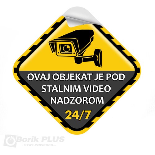 BPC Samolepljiva nalepnica za CCTV unutra&scaron;nja Cene