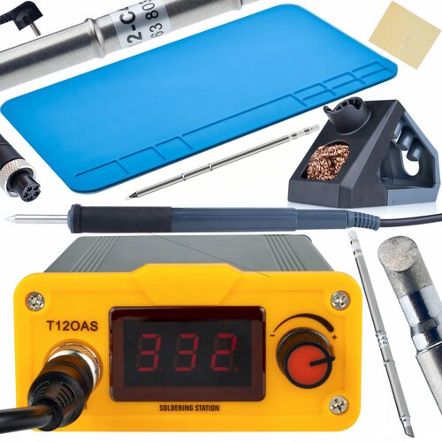 Rosfix SPAJKALNA POSTAJA ZA T12 ORANGE AKBASH STANDARD T12OAS SERIES ELECTRIC PRO+ SPAJKALNA KONICA T12-BC4 + T12-D24 + SILIKONSKA SPAJKALNA PODLOGA, (21746557) Cene