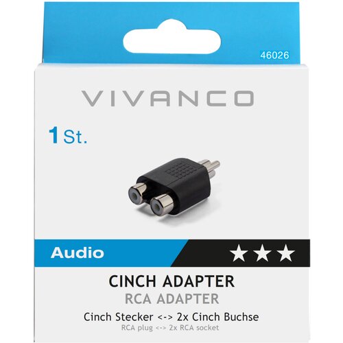 Vivanco Y-Adapter Cinch, 2 x Cinch 46026 Cijene