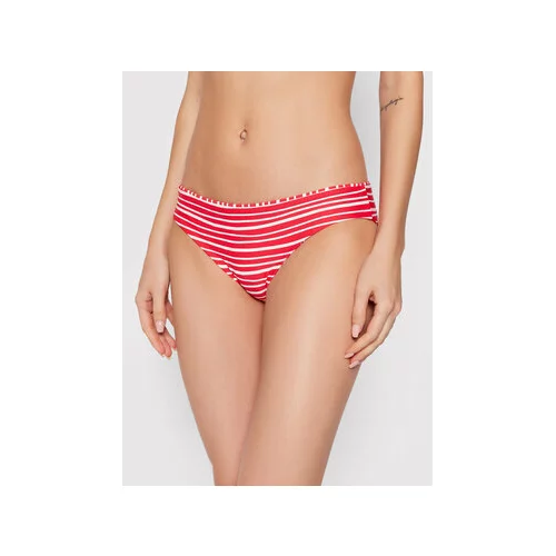 Seafolly Spodnji del bikini Folklore 40473-933 Rdeča
