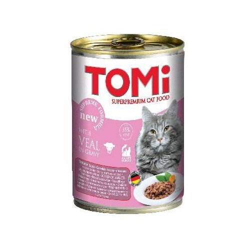 Tomi Hrana za mačke konzerva Teletina 400g Slike
