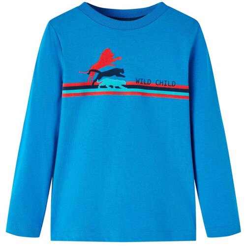  Dječja majica dugih rukava kobaltnoplava 116 Cijene