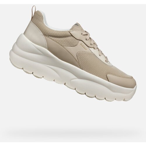 Geox Beige women's sneakers Xtors - Women's Slike