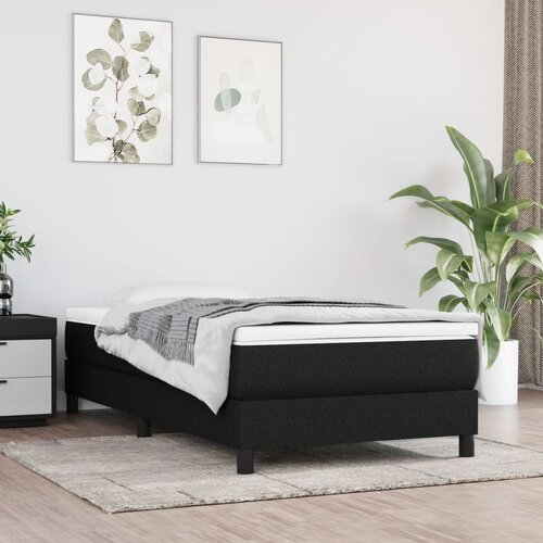 vidaXL Madrac s džepičastim oprugama crni 90x190x20 cm od tkanine Cijene