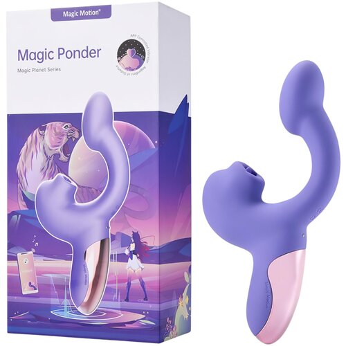 Magic Motion Magic Ponder - 2 v 1 vibrirajoči stimulator (vijoličen) Slike