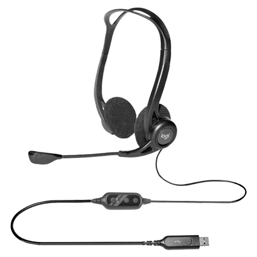 Logitech slušalke z mikrofonom pc headset 960 usb