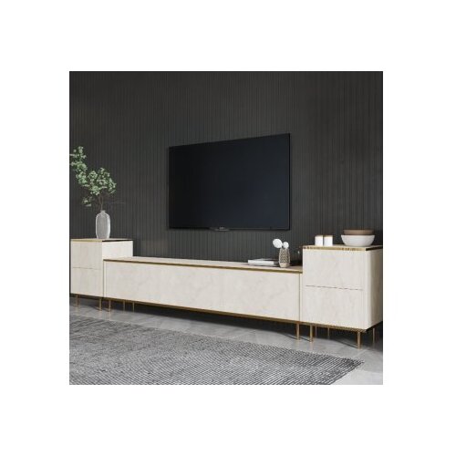 Hanah home tv polica imaj travertine Slike