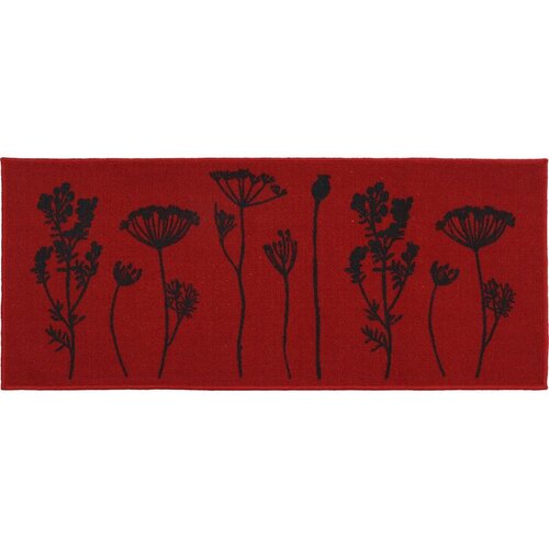 Luance kuhinjski tepih Herbier 50x120 cm, poliamid, crveni Slike