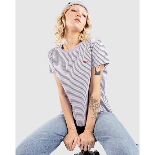 Levi's Perfect T-shirt collegiate stripe h lilac Cene