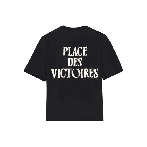 Ami Paris Majice s kratkimi rokavi T-SHIRT UTS389.726.0001 BLACK Črna Cene