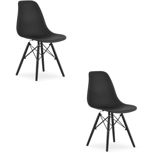 Brandless OSAKA stol črn / črne noge x 2, (22030819) Slike