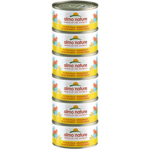 Almo Nature Natural Megapack - pi&scaron;čančja prsa - 6x70 g Cene