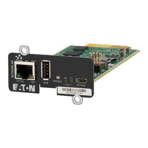 Eaton Mrežna upravljačka kartica, Web/SNMP, Ethernet 10/100/1000Base-T, Crna Cijene