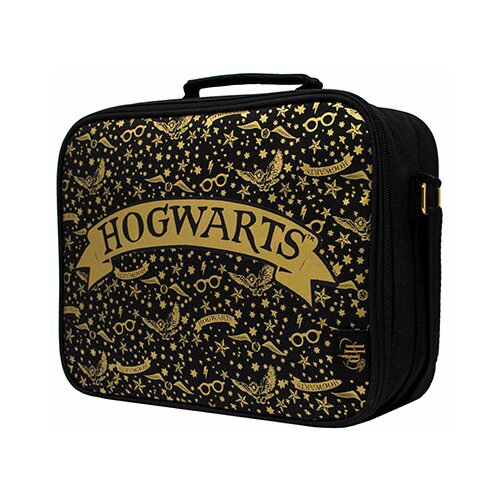 Blue Sky Designs Ltd Harry Potter - Torba za užinu - Harry Potter, Black Pattern with Strap Cene