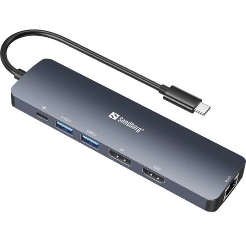 Sandberg USB-C 8K Display Dock priklopna postaja Cene