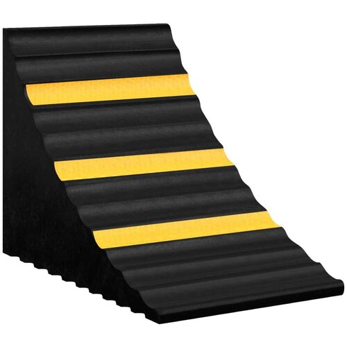 VidaXL podmetači za kotače 2 kom 29 x 16 x 19 cm gumeni Slike