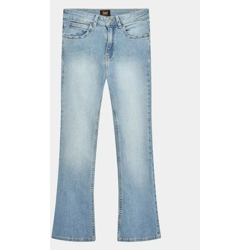 Lee Jeans hlače Breese Flare LEG5006 Modra Regular Fit