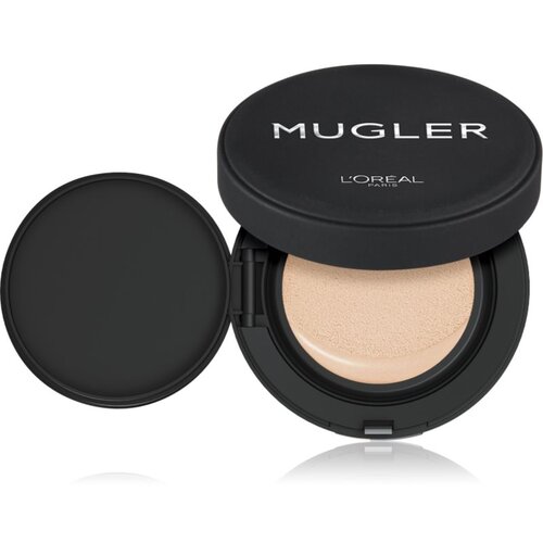 L&amp;acute;Or&amp;eacute;al Paris x Mugler dolgoobstojni kompaktni puder za polno prekrivanje odtenek 03 Light 23 ml Slike