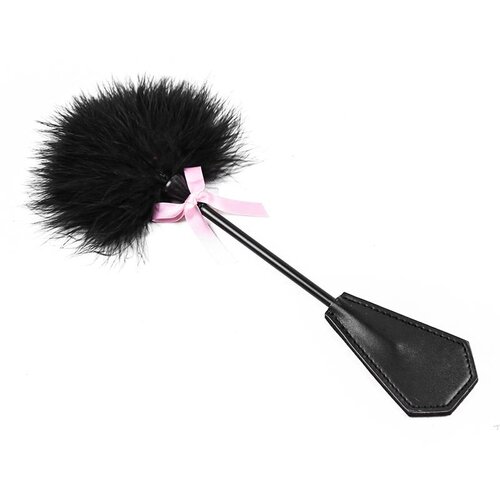 Fetish Addict Feather Tickler and Paddle 2in1 29cm Black Slike