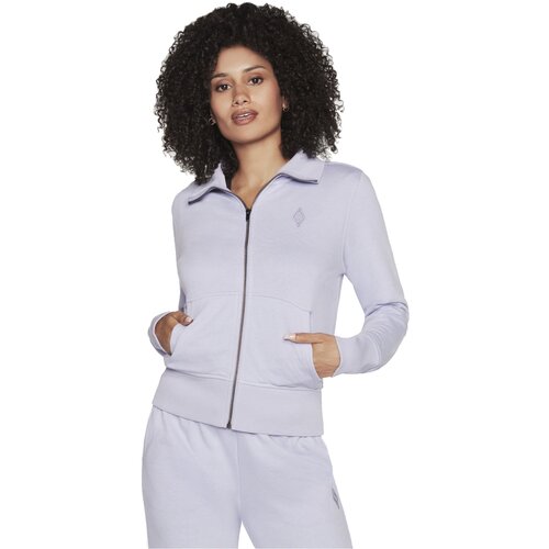 Skechers Športne jope in jakne The Hoodless Hoodie Diamond Jacket Vijolična Cene