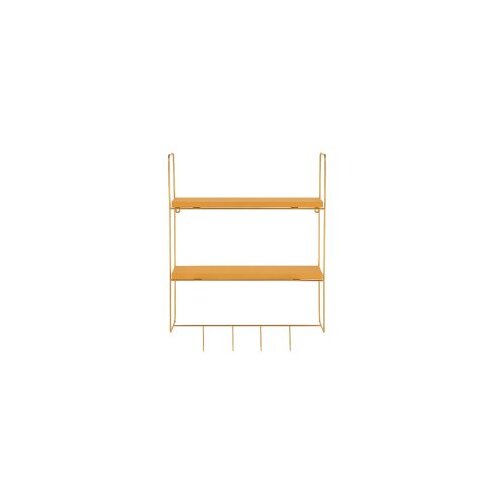 Hanah home Zidna polica, 58x42x15cm, Crna Slike
