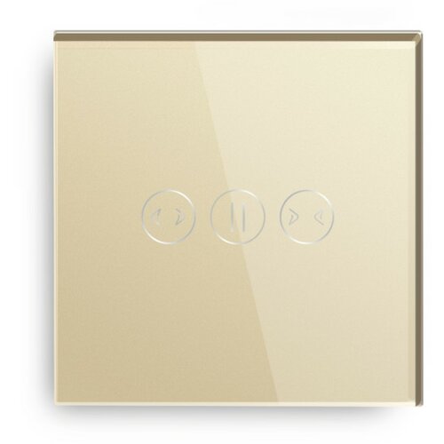 Tuya wi-fi touch curtain zlatni Slike