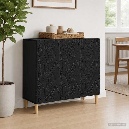  Kreveta Crna 89 x 34,5 x 80 cm Konstruirano drvo Cijene