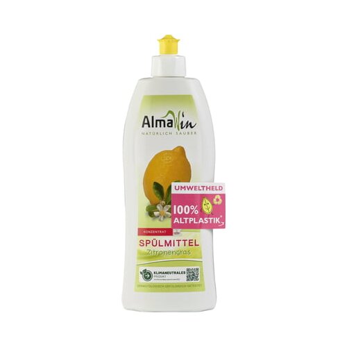 AlmaWin Liquid dishwashing detergent Lemongrass 500 ml Cene