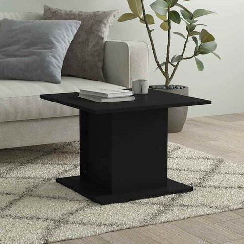  Stolić za kavu crni 55,5 x 55,5 x 40 cm od konstruiranog drva Cene