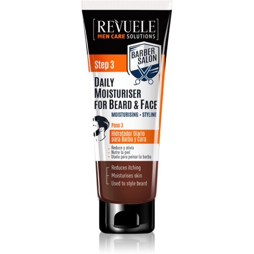 Revuele Men Care Solutions Barber Salon vlažilna krema za obraz in brado 80 ml Slike