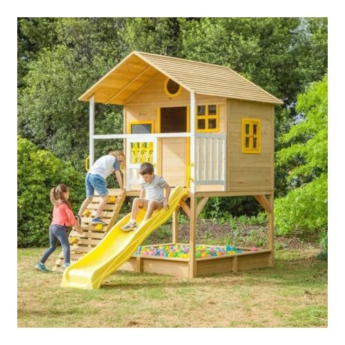 Kinder_Home velika dečija kućica sa peščanikom i toboganom, za igru na otvorenom u dvorištu i bašti ( C225 ) Cene