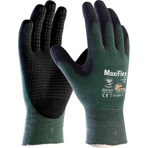 ATG Glove Maxiflex cut 3 with granules Slike
