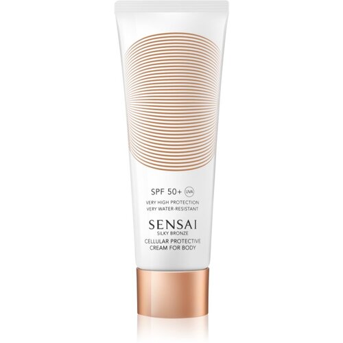 Sensai Silky Bronze Cellular Protective Cream For Body SPF 30 krema za sunčanje protiv starenja kože SPF 30 150 ml Slike