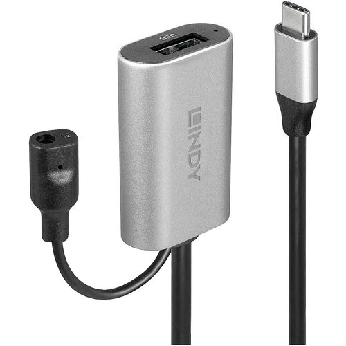 Lindy USB kabel USB 3.2 gen. 1 (USB 3.0) USB-C&reg; vtič\, USB-A vtičnica 5.00 m črna\, siva 43270, (20416391) Cene