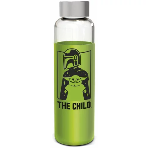 Star Wars The Mandalorian Yoda The Child silicone cover glass bottle 585ml