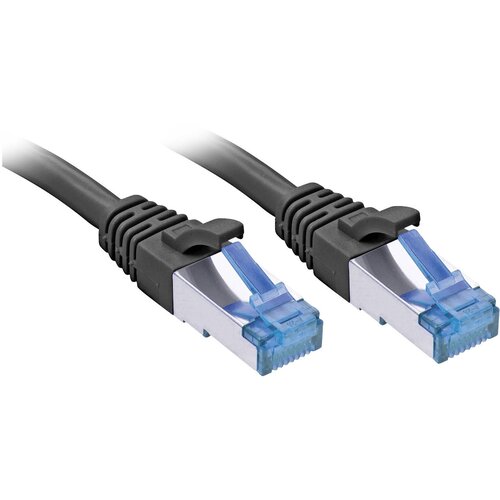 Lindy 47420 RJ45 omrežni kabel\, Patch kabel CAT 6a S/FTP 20.00 m črna 1 kos, (20419695) Cene