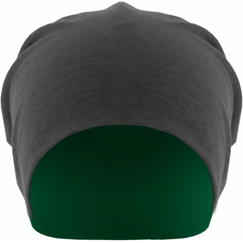 MSTRDS Jersey Beanie Double Sided H.Charcoal/Kelly