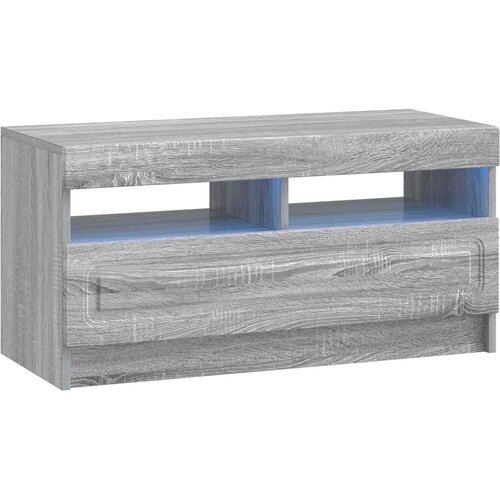  LED TV kabinet UTRECHT 3 kom. Siva Sonoma Konstruirano drvo 81 x 35 x 40 cm Slike