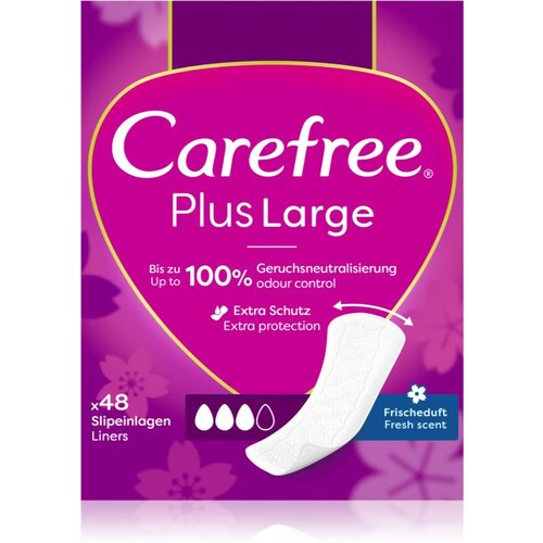 Carefree Plus Large Fresh Scent dnevni vložki 48 kos Cene