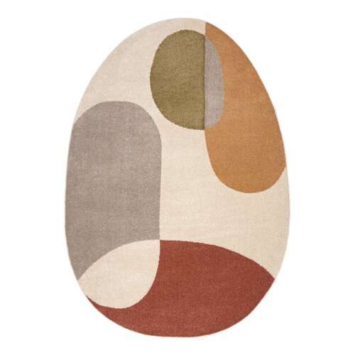 RugsX Preproga FUSION 5706 krem / terakota Shape - Geometrična, moderna, abstraktna, nepravilno 160x220 cm, (5000177128) Cene
