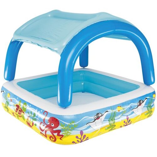 Bestway Bazen za igru sa nadstrešnicom Beach Buddy 1.40x1.40x1.14m Cene